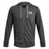 Poleron Lifestyle para hombre Rival Terry Full-Zip gris Under Armour