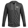 Poleron Lifestyle para hombre Rival Terry Full-Zip gris Under Armour