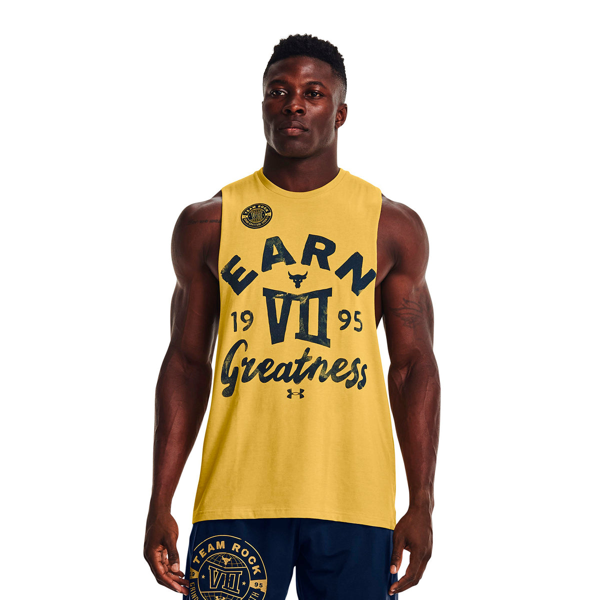 Polera manga corta Project Rock Earn Greatness para hombre