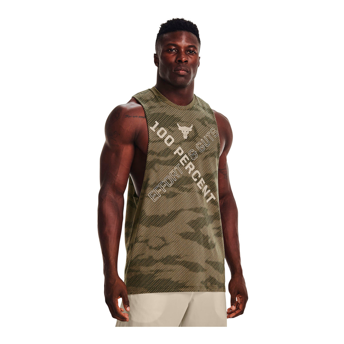 Polera sin mangas Project Rock 100 Percent para hombre