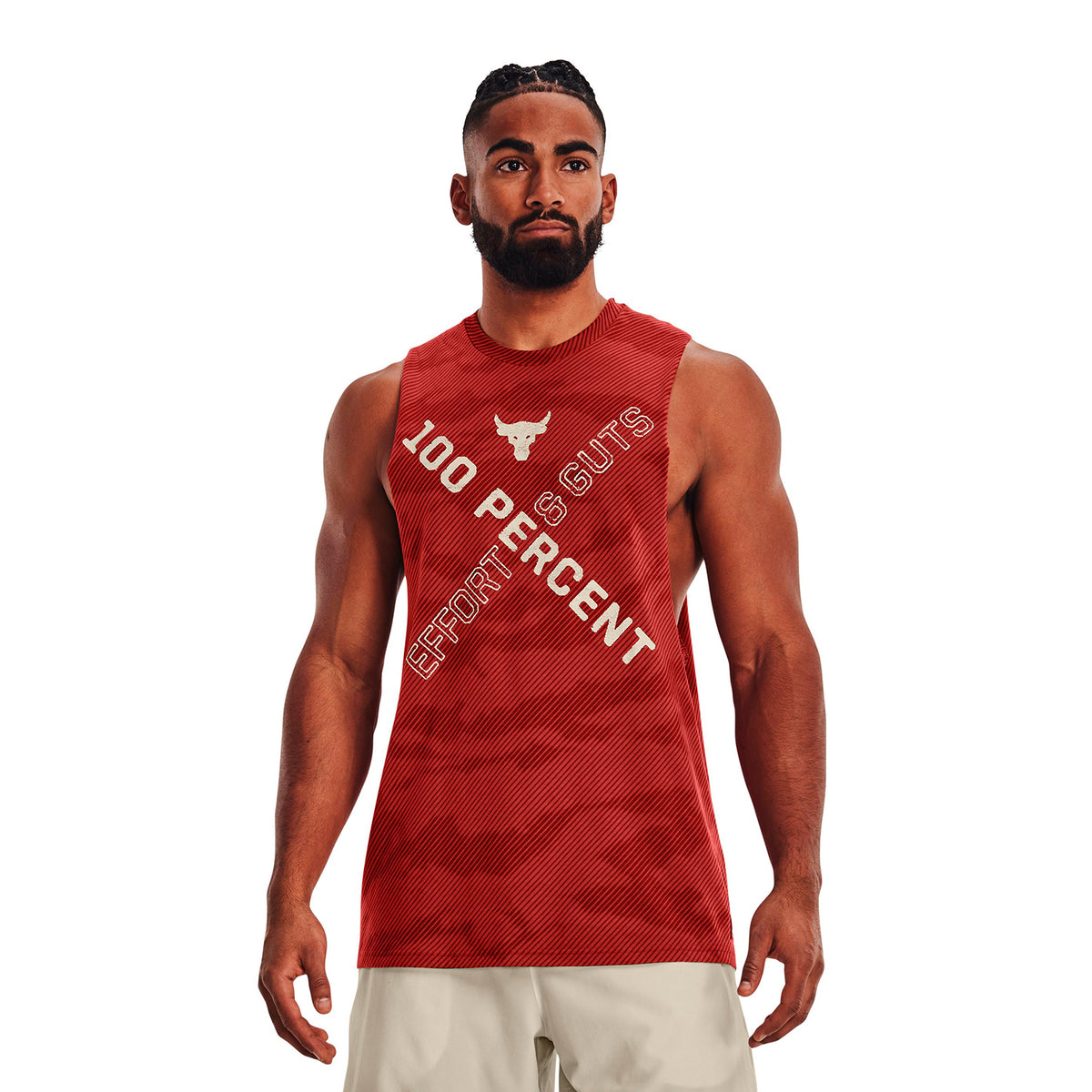 Polera sin mangas Project Rock 100 Percent para hombre