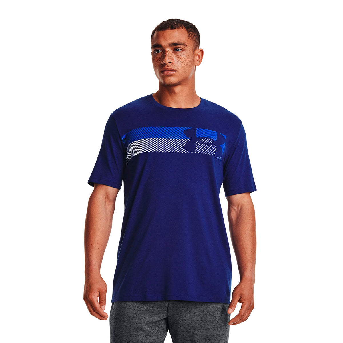 Polera manga corta UA Fast Left Chest 3.0 para hombre