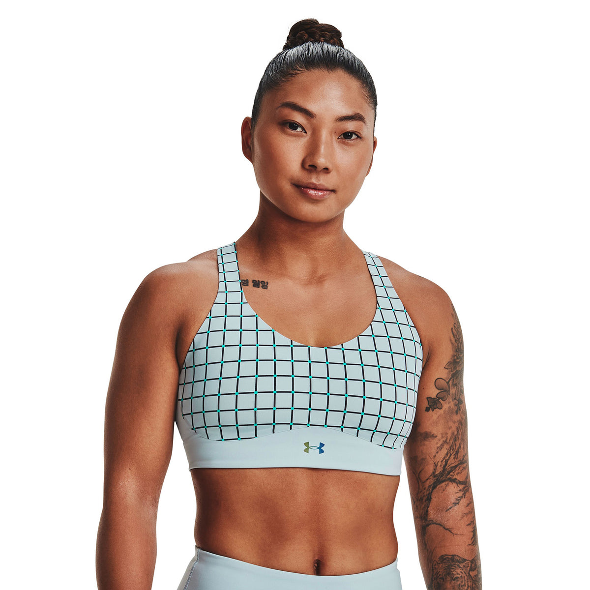 Sostén deportivo UA SmartForm RUSH™ Mid Printed para mujer