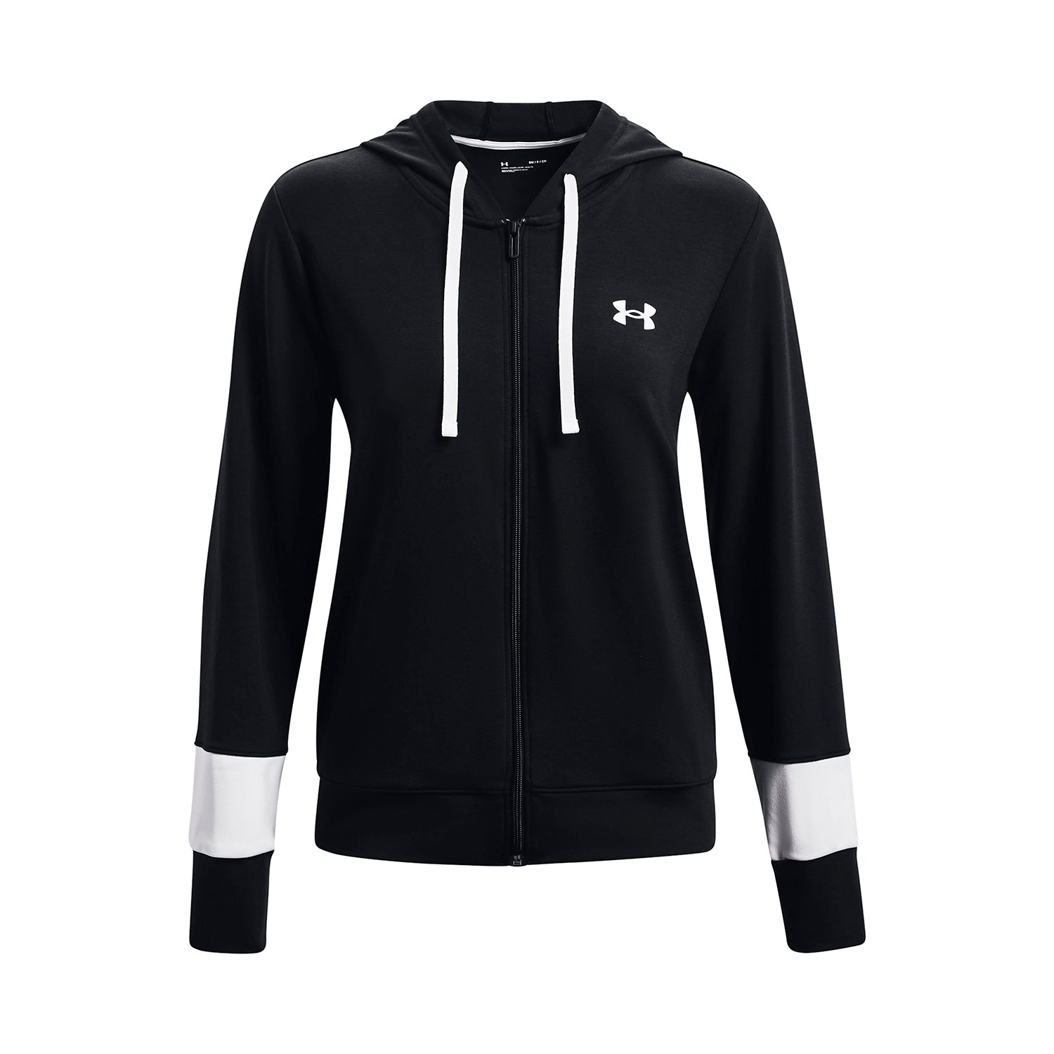 Polerón UA Rival Terry Colorblock Full-Zip para mujer