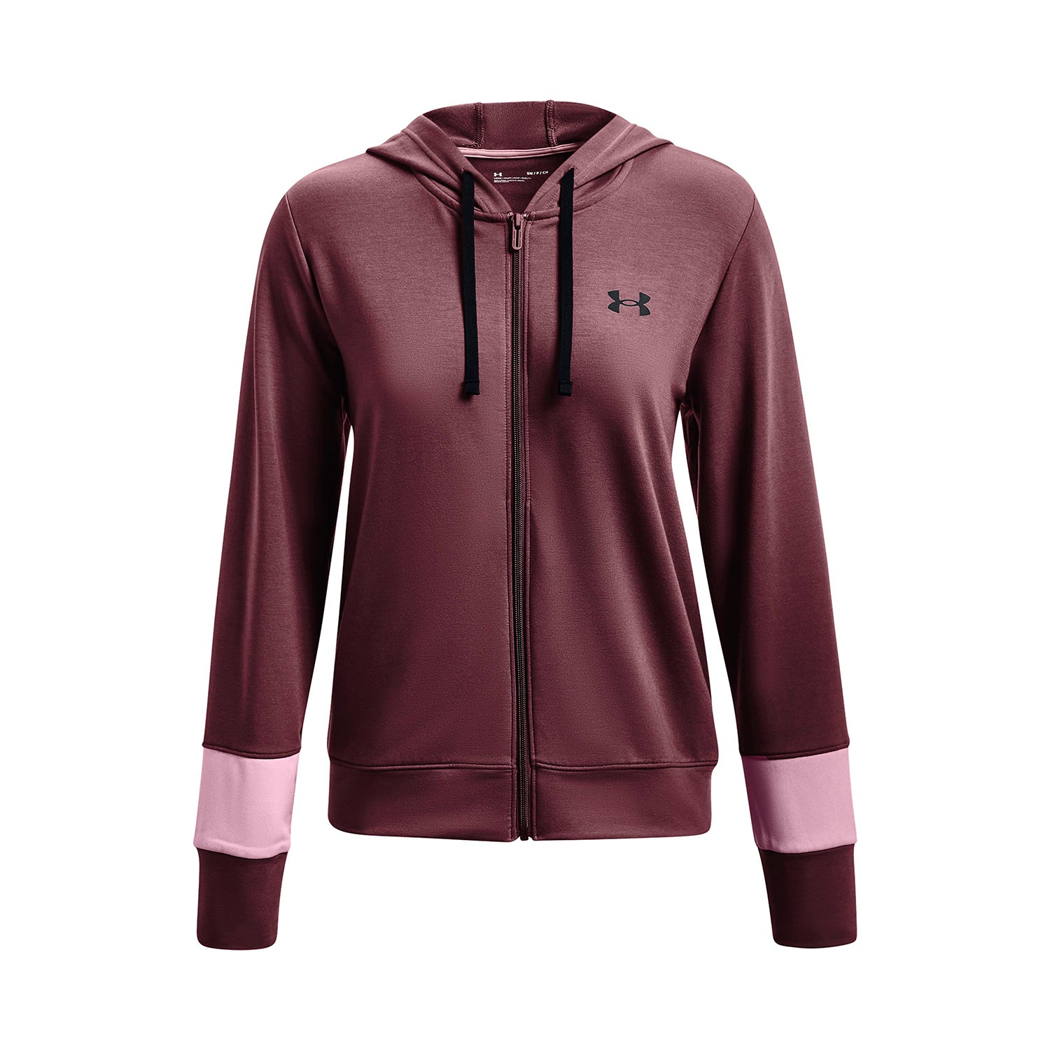Polerón UA Rival Terry Colorblock Full-Zip para mujer