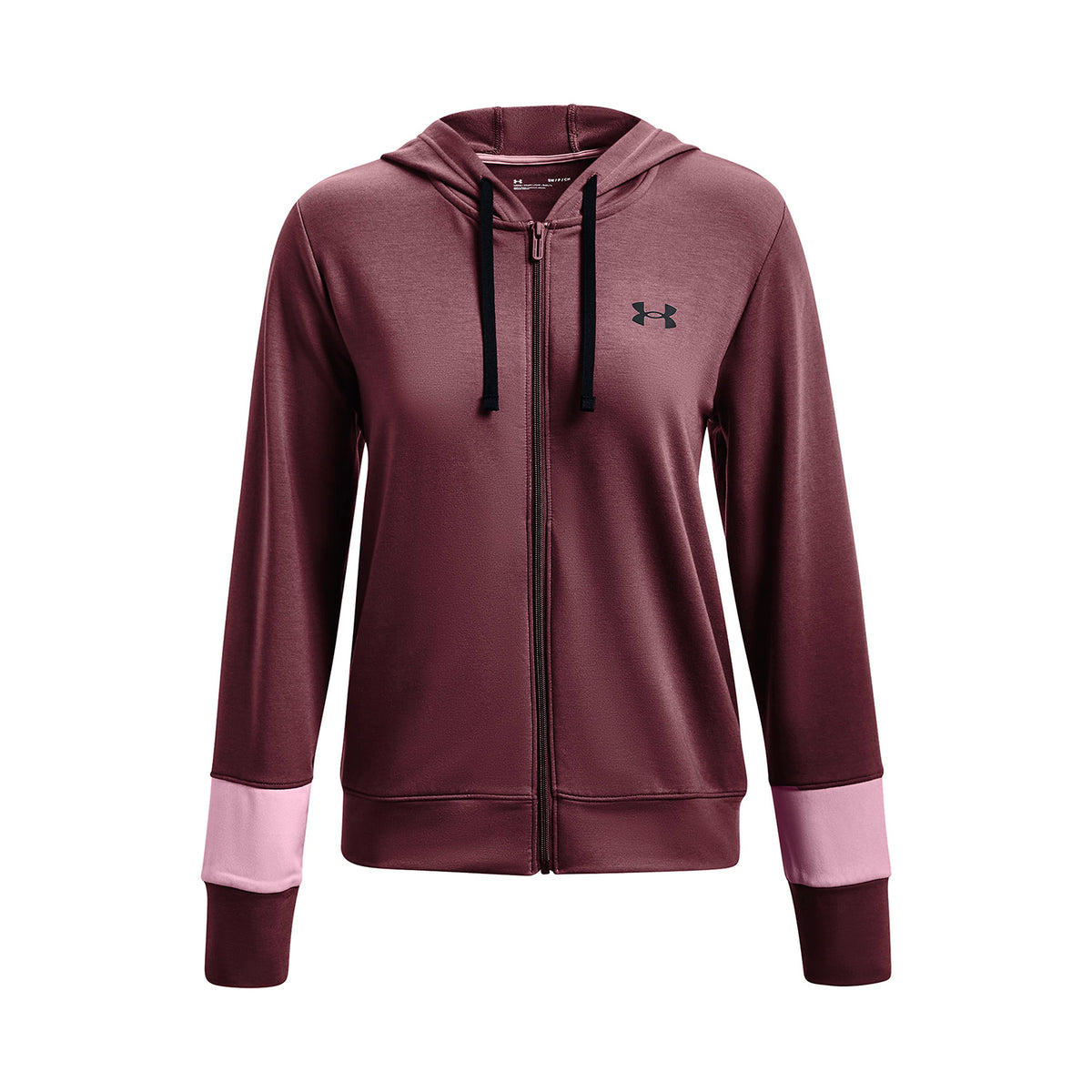 Polerón UA Rival Terry Colorblock Full-Zip para mujer