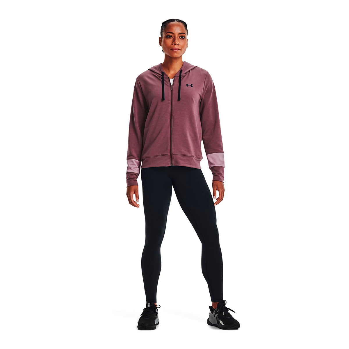 Polerón UA Rival Terry Colorblock Full-Zip para mujer