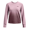 Polera manga larga UA Rival Terry Gradient Crew para mujer