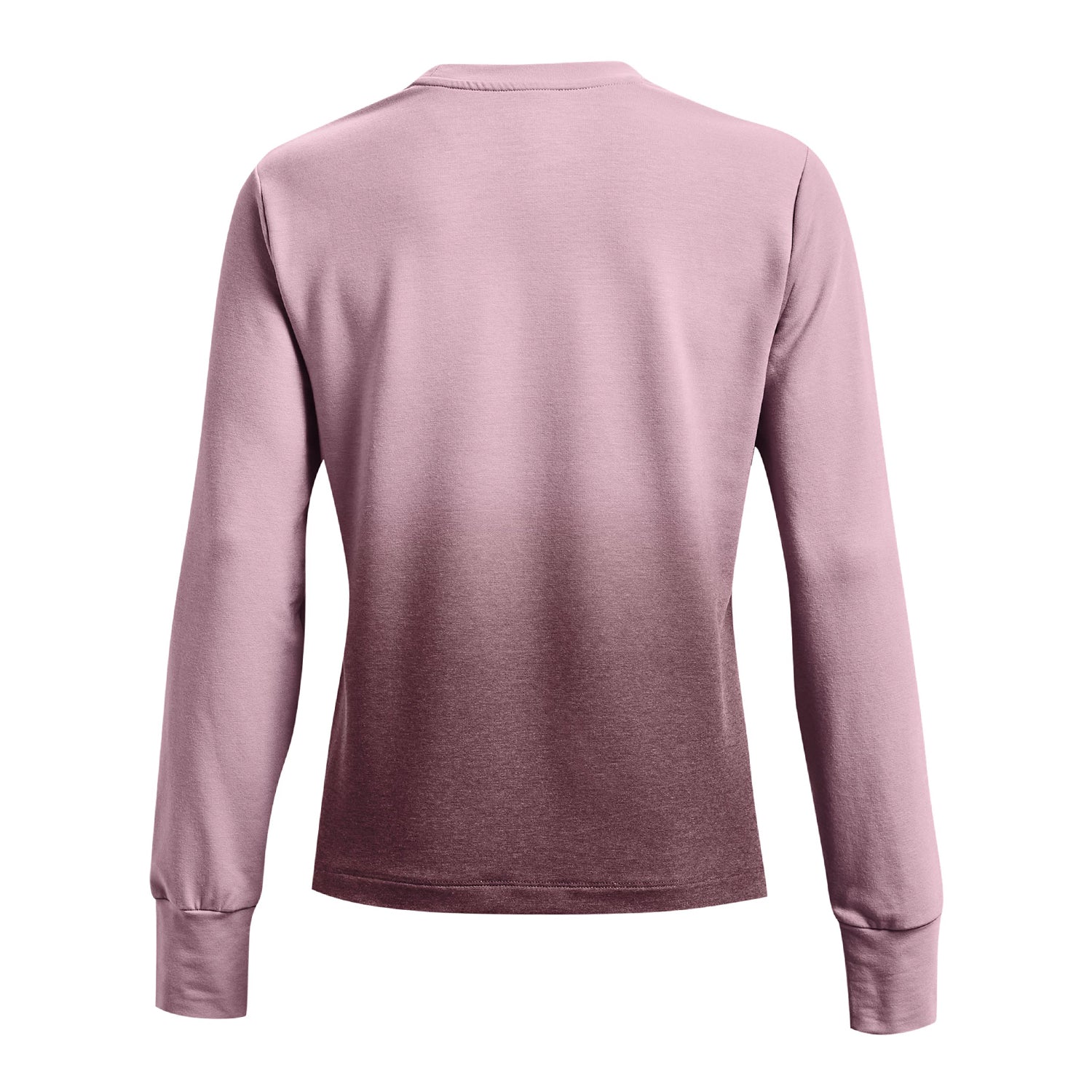 Polera manga larga UA Rival Terry Gradient Crew para mujer