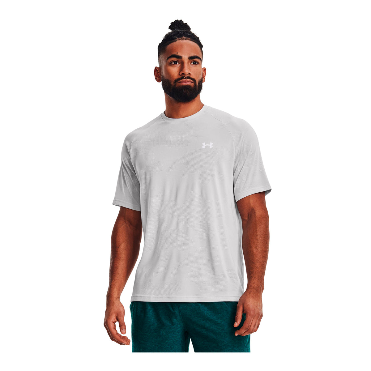 Polera manga corta Velocity Jacqrd para hombre Under Armour