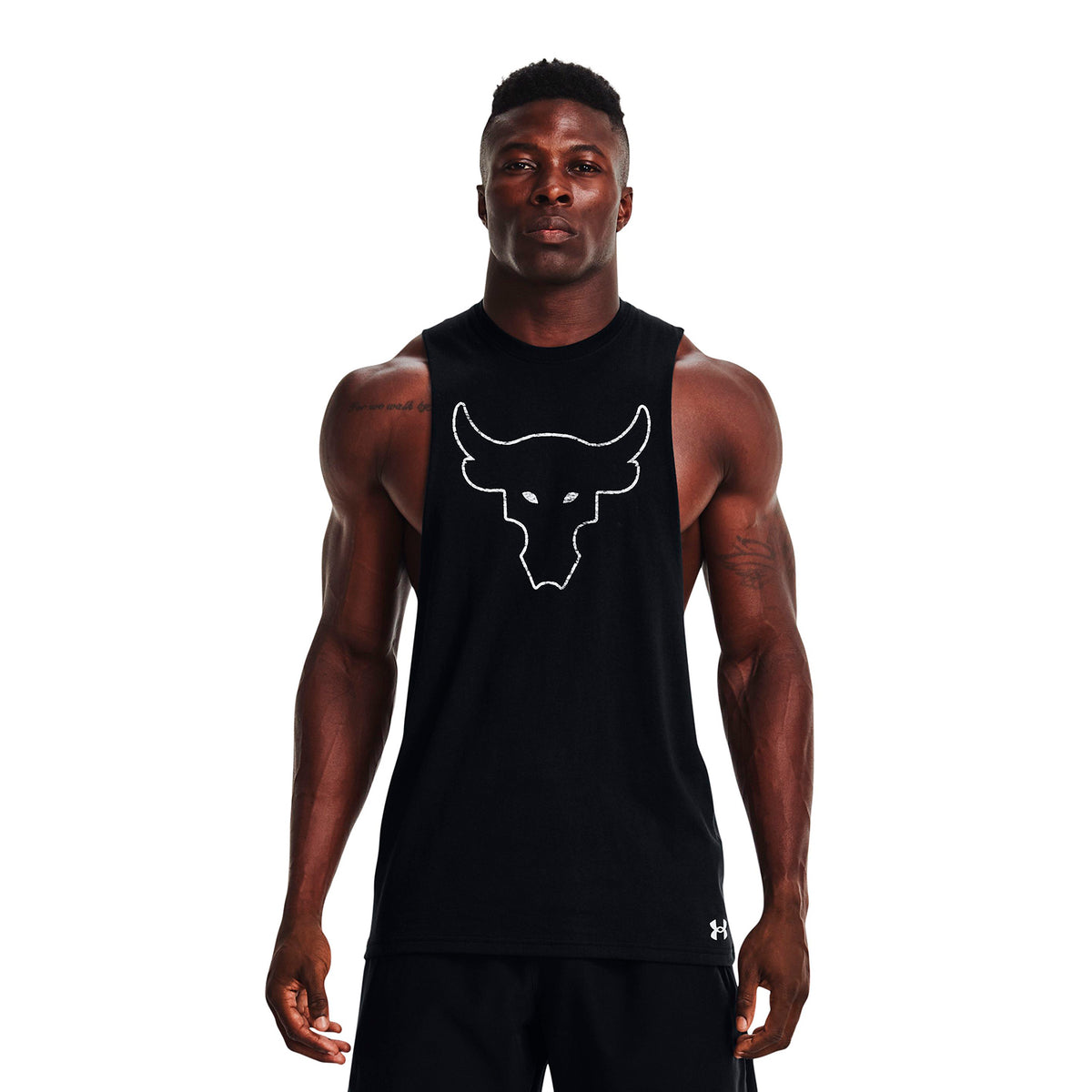 Polera sin managas Project Rock Brahma Bull para hombre