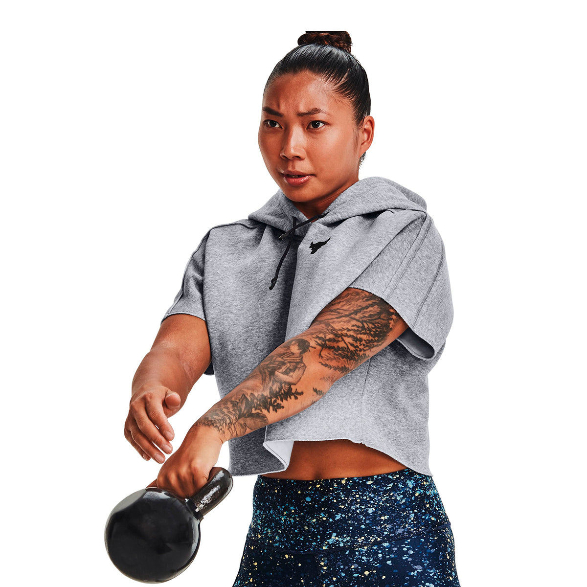 Polerón sin mangas Project Rock Rival Fleece para mujer