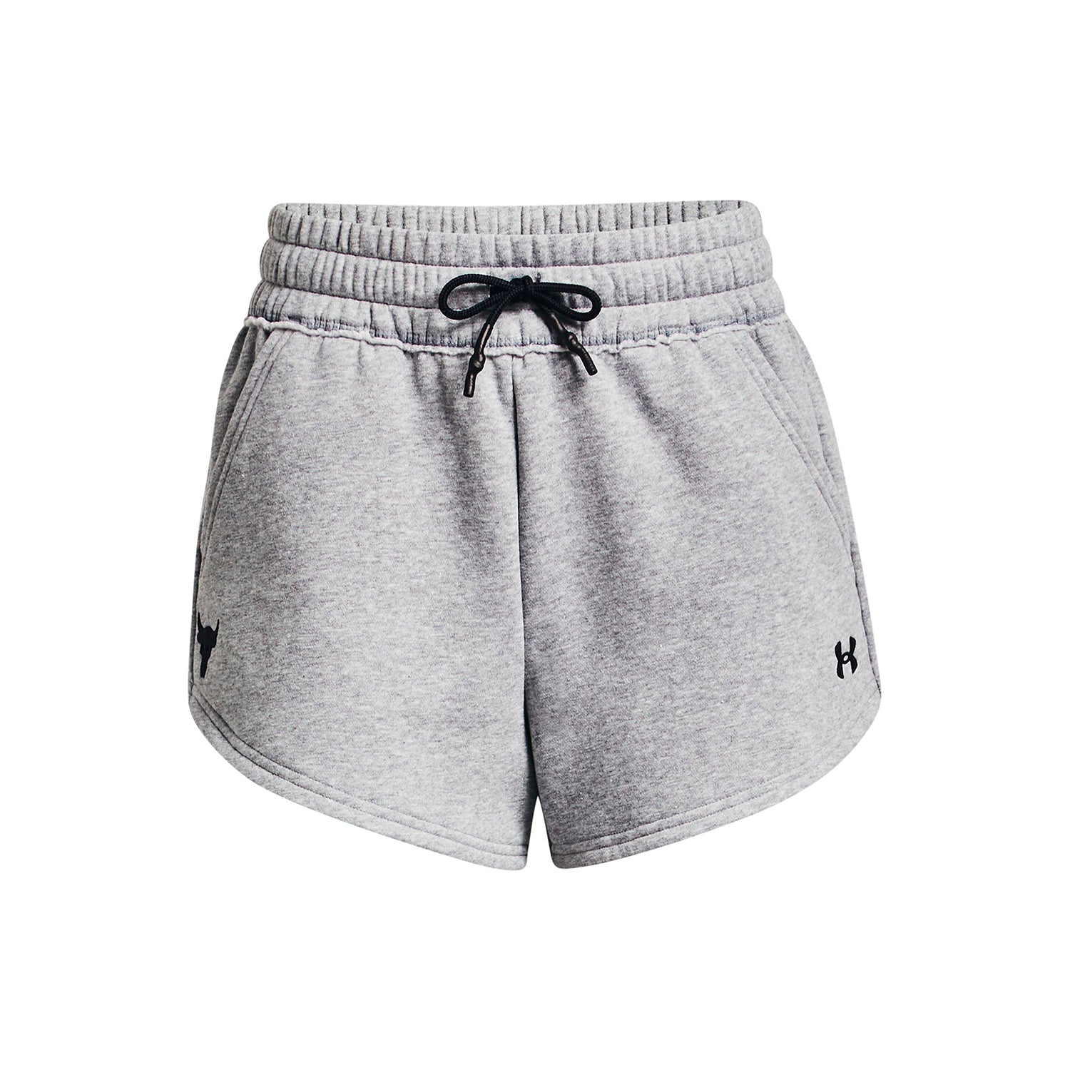 Shorts Project Rock Rival Fleece para mujer