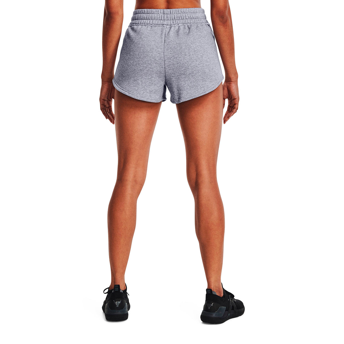 Shorts Project Rock Rival Fleece para mujer