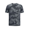 Polera manga corta con cuello en V UA Velocity Jacquard para hombre