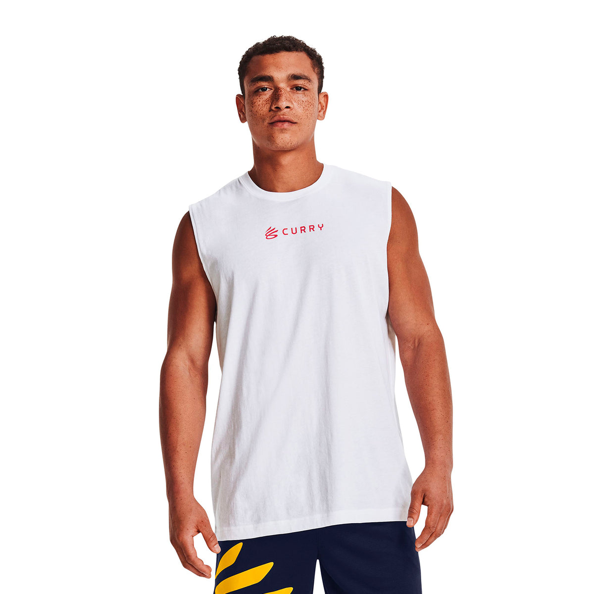 Polera sin mangas Curry Graphic para hombre