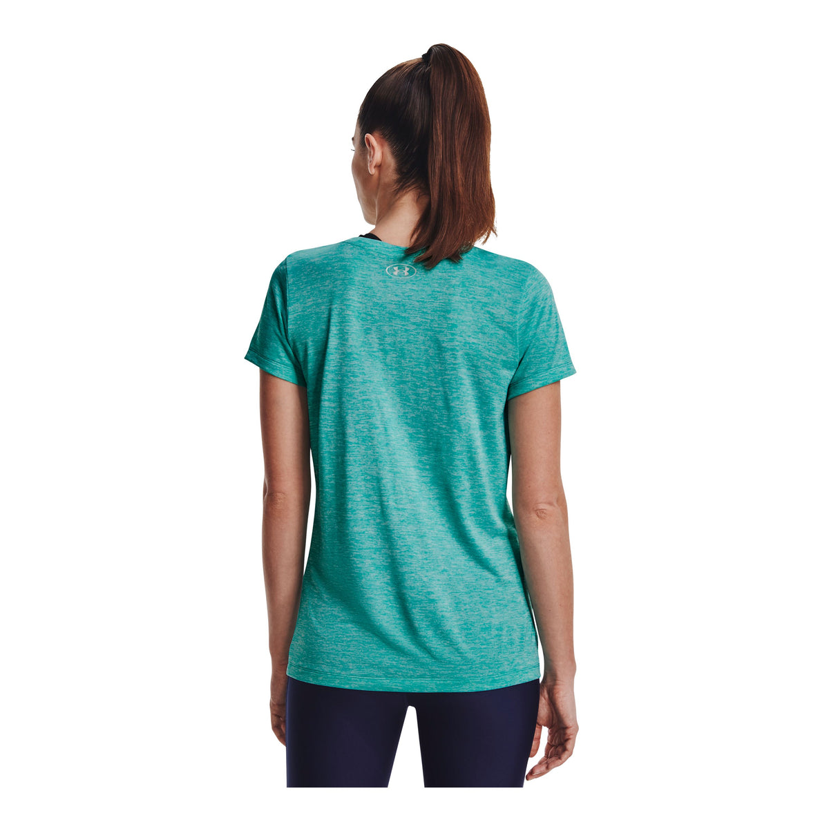 Polera UA Tech™ Twist Script Logo para mujer
