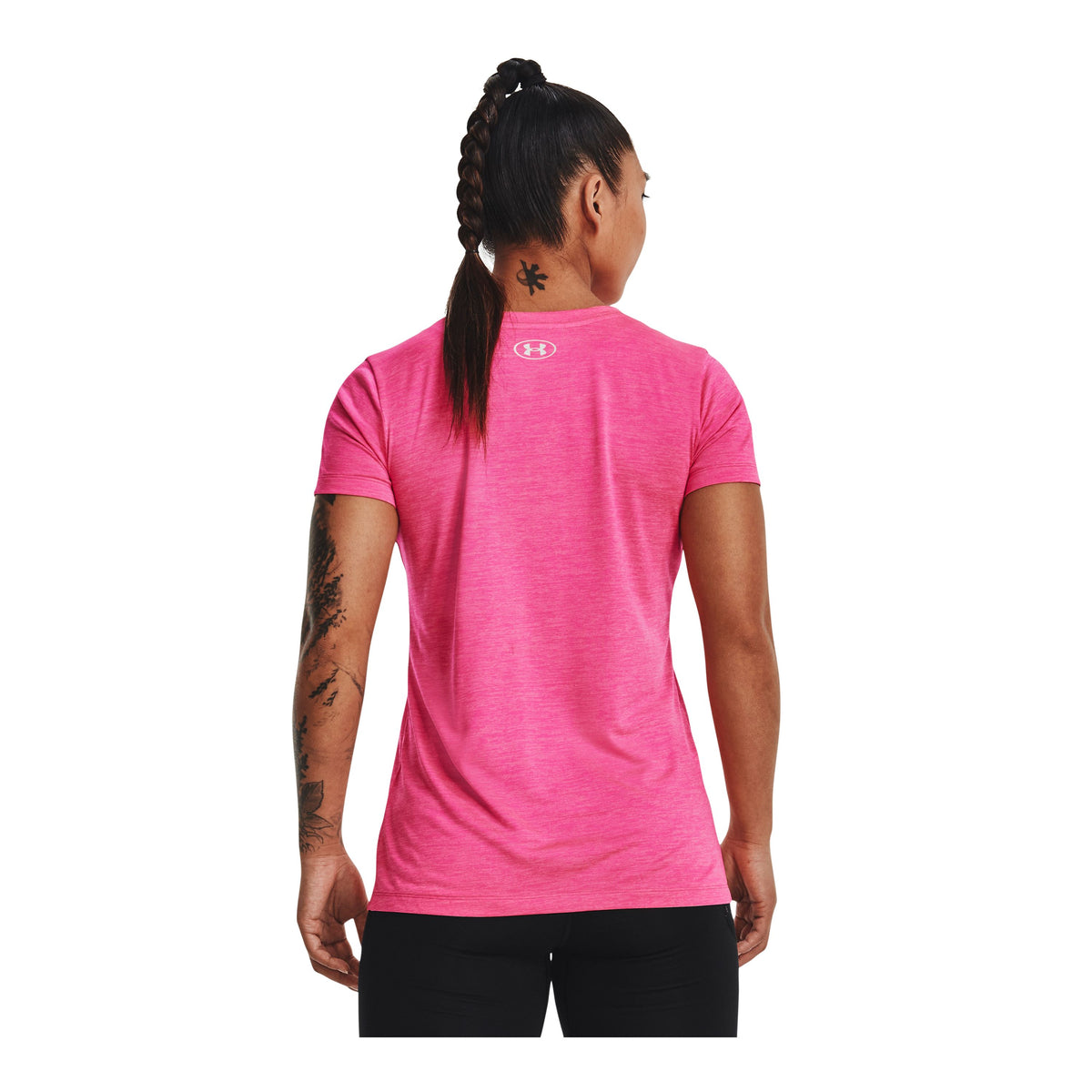 Polera UA Tech™ Twist Script Logo para mujer