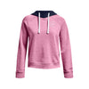 Polerón UA Rival Fleece Colorblock para mujer