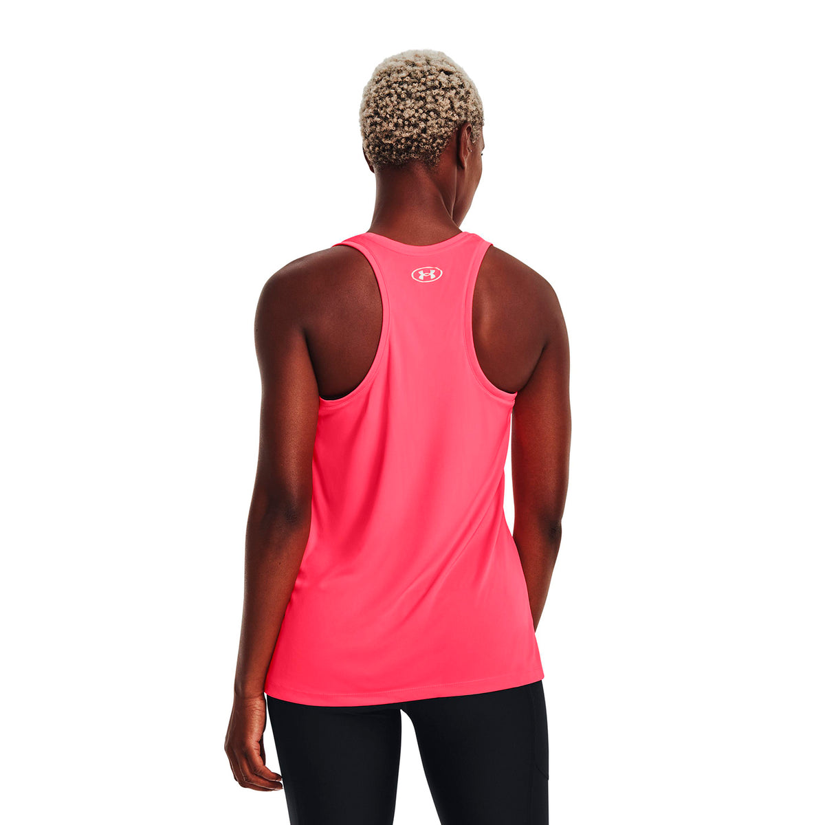 Polera sin mangas UA Velocity Wordmark para mujer