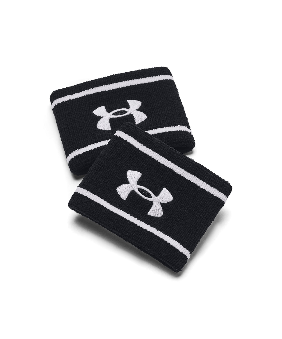 Paquete de 2 muñequeras unisex UA Stripe Performance Terry
