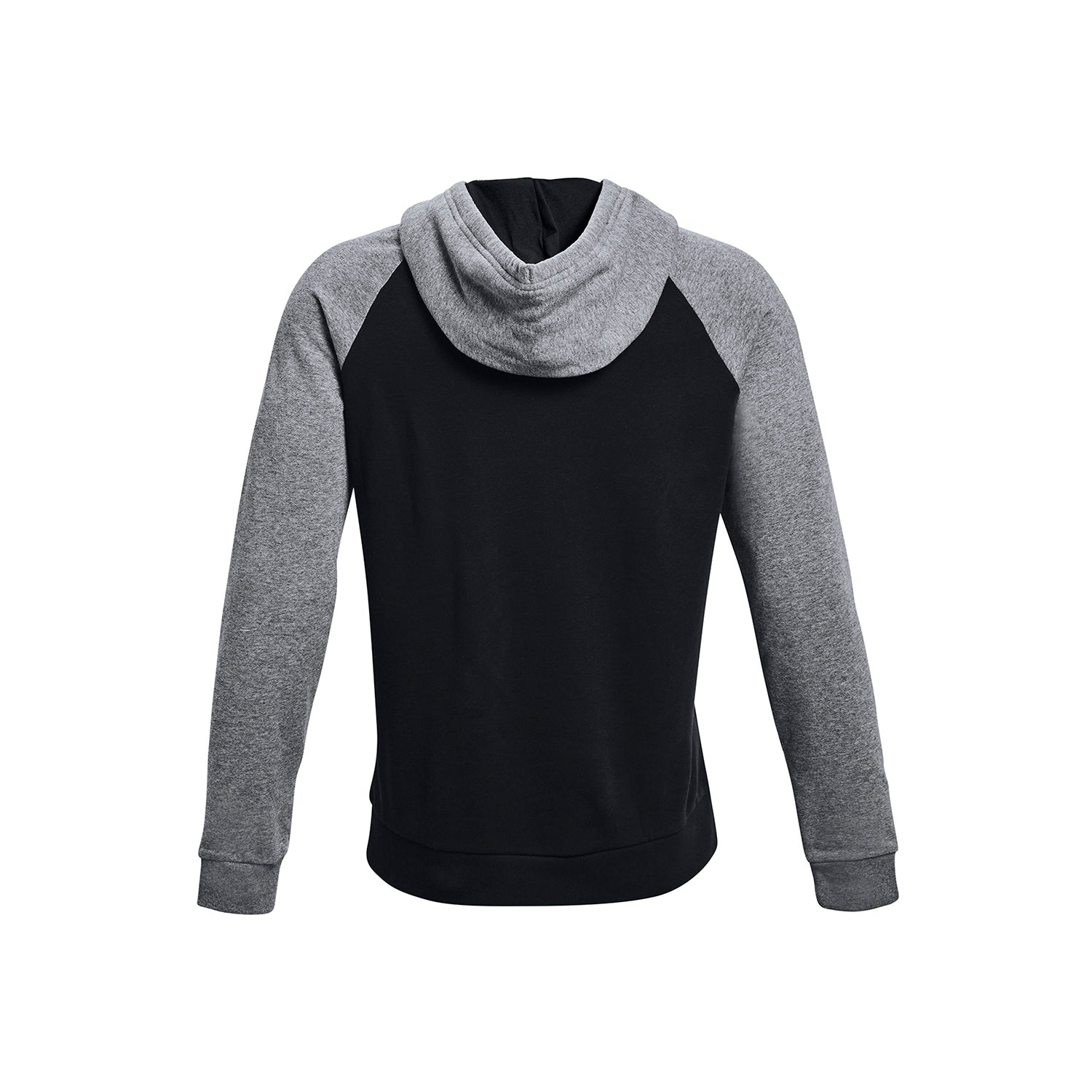 Polerón con gorro UA Rival Fleece Wordmark Colorblock para hombre