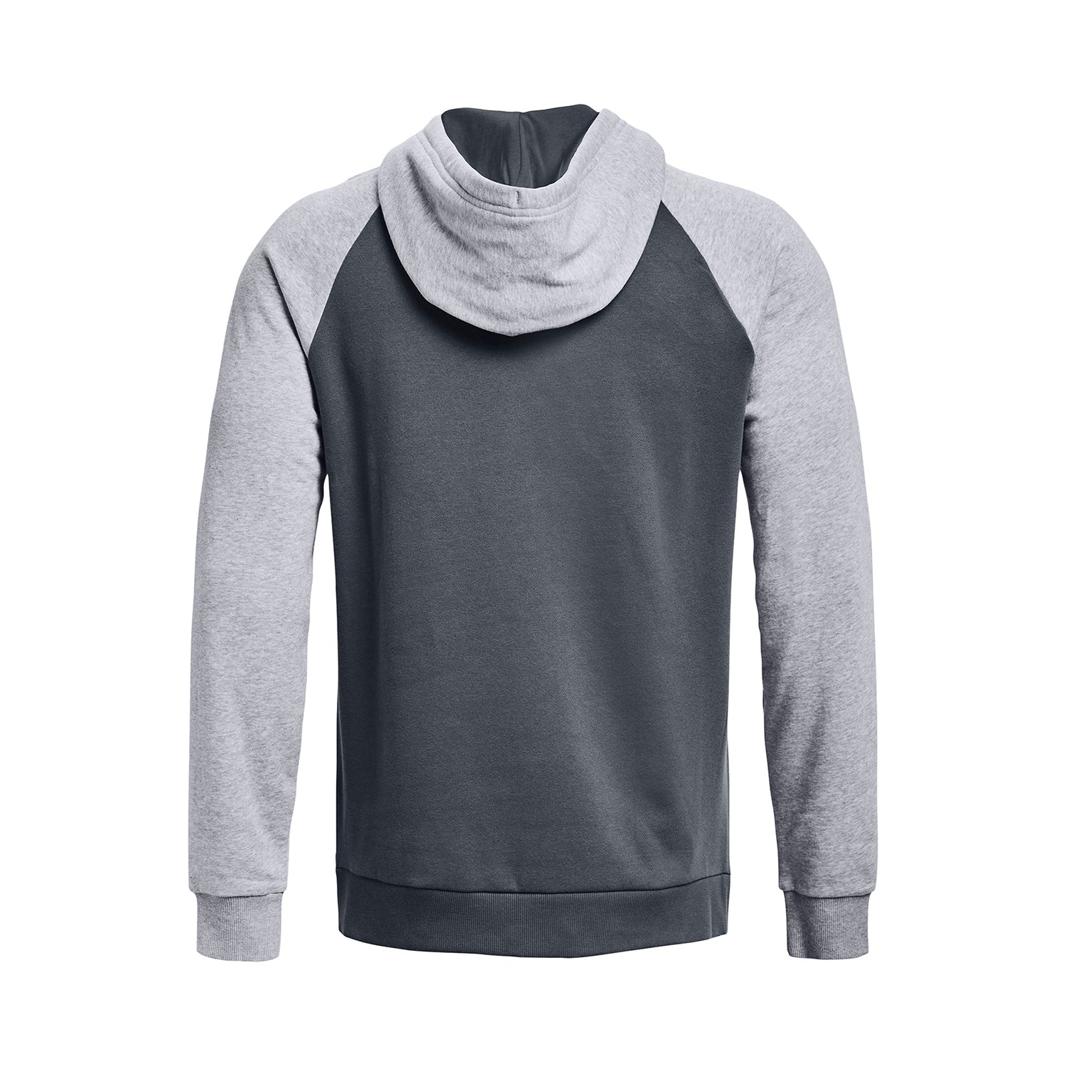 Polerón con gorro UA Rival Fleece Wordmark Colorblock para hombre