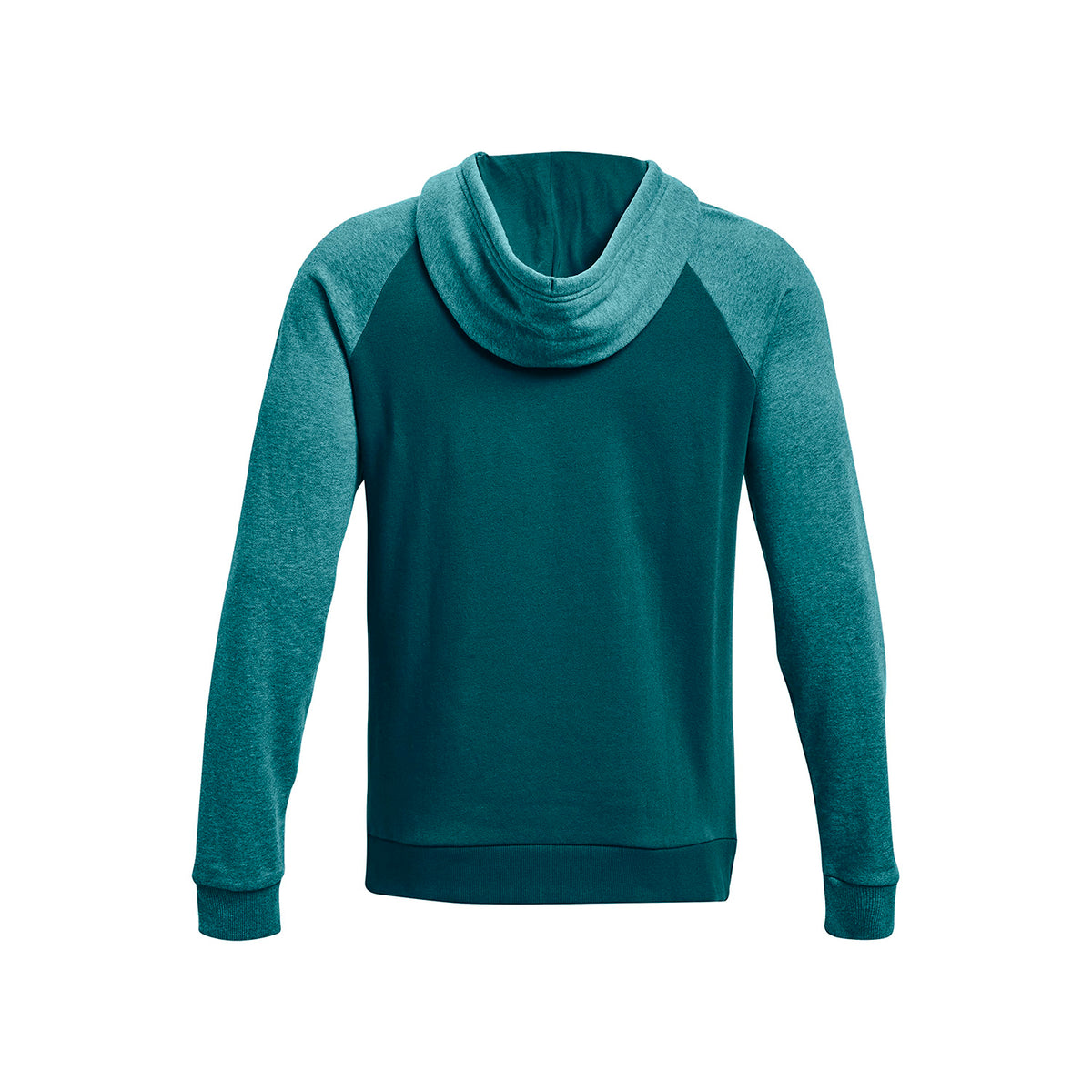 Polerón con gorro UA Rival Fleece Wordmark Colorblock para hombre