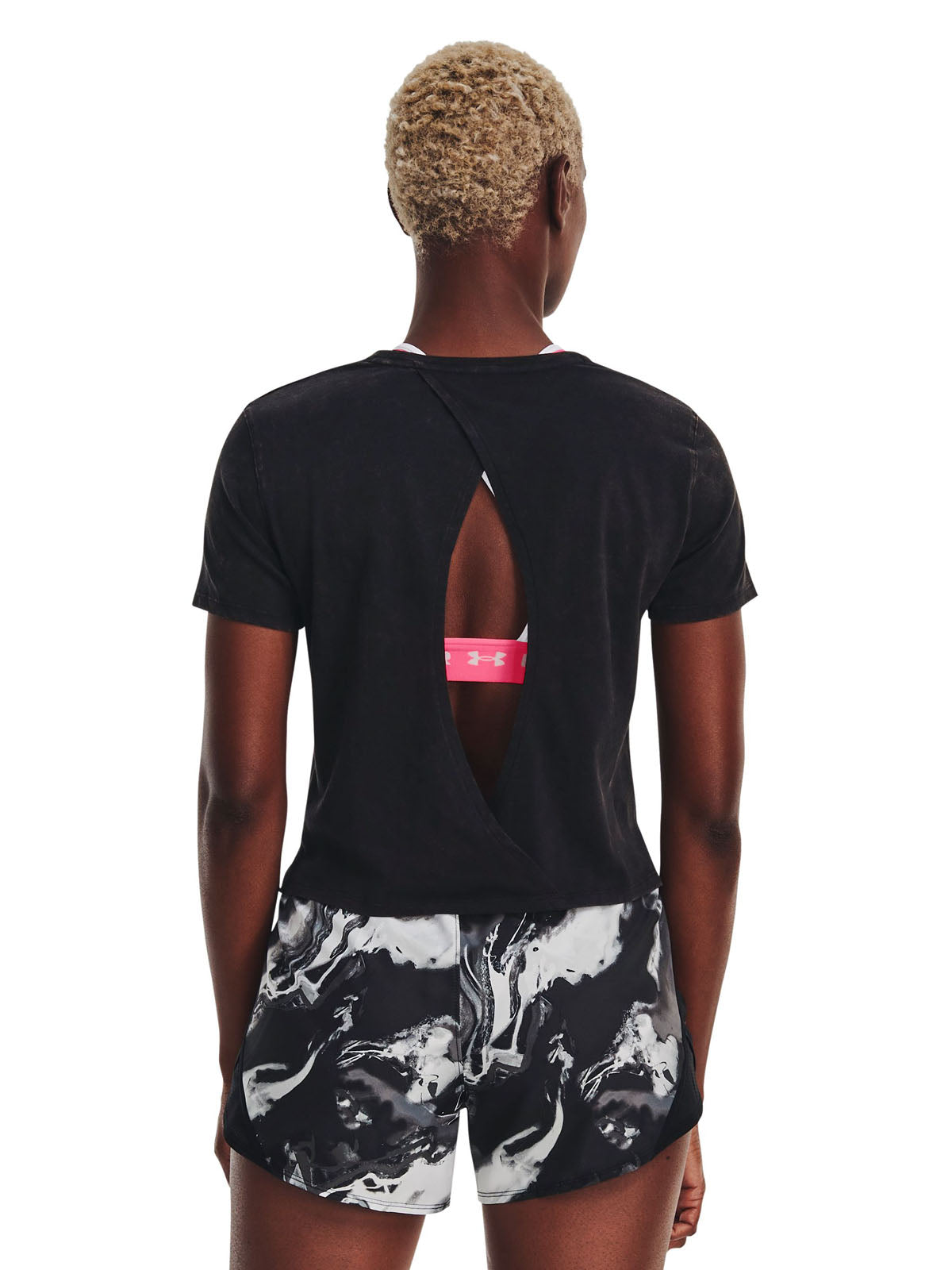 Polera manga corta UA Run Anywhere para mujer