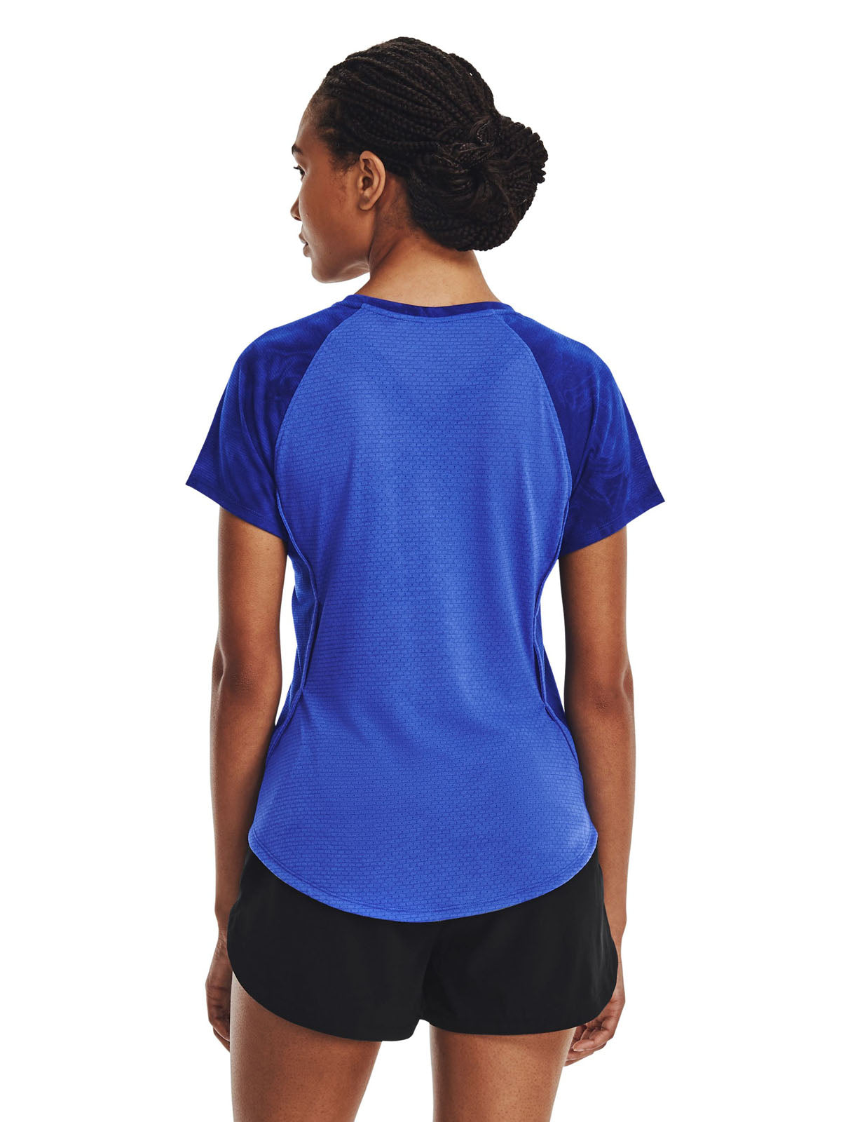 Polera manga corta UA Run Anywhere Streaker para mujer