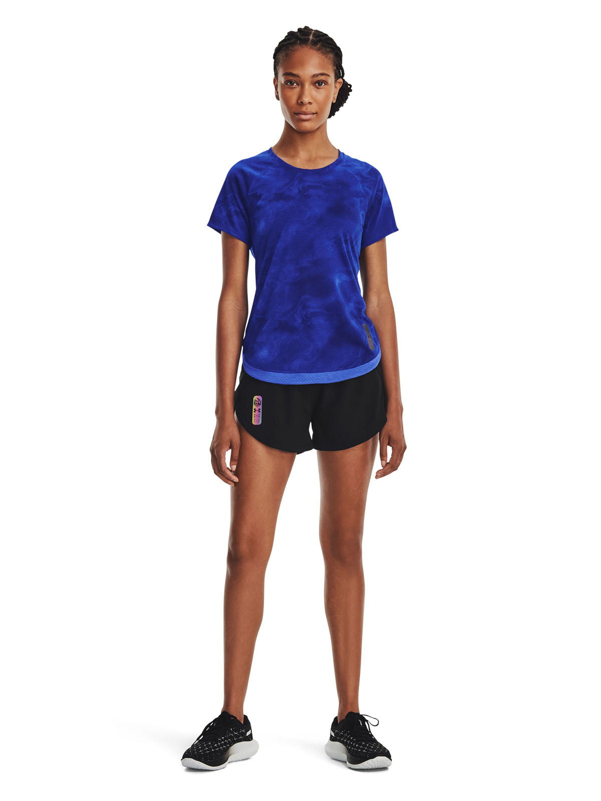 Polera manga corta UA Run Anywhere Streaker para mujer