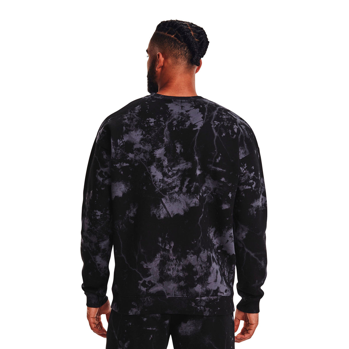 Polerón Project Rock Rival Fleece Disrupt Printed Crew para hombre
