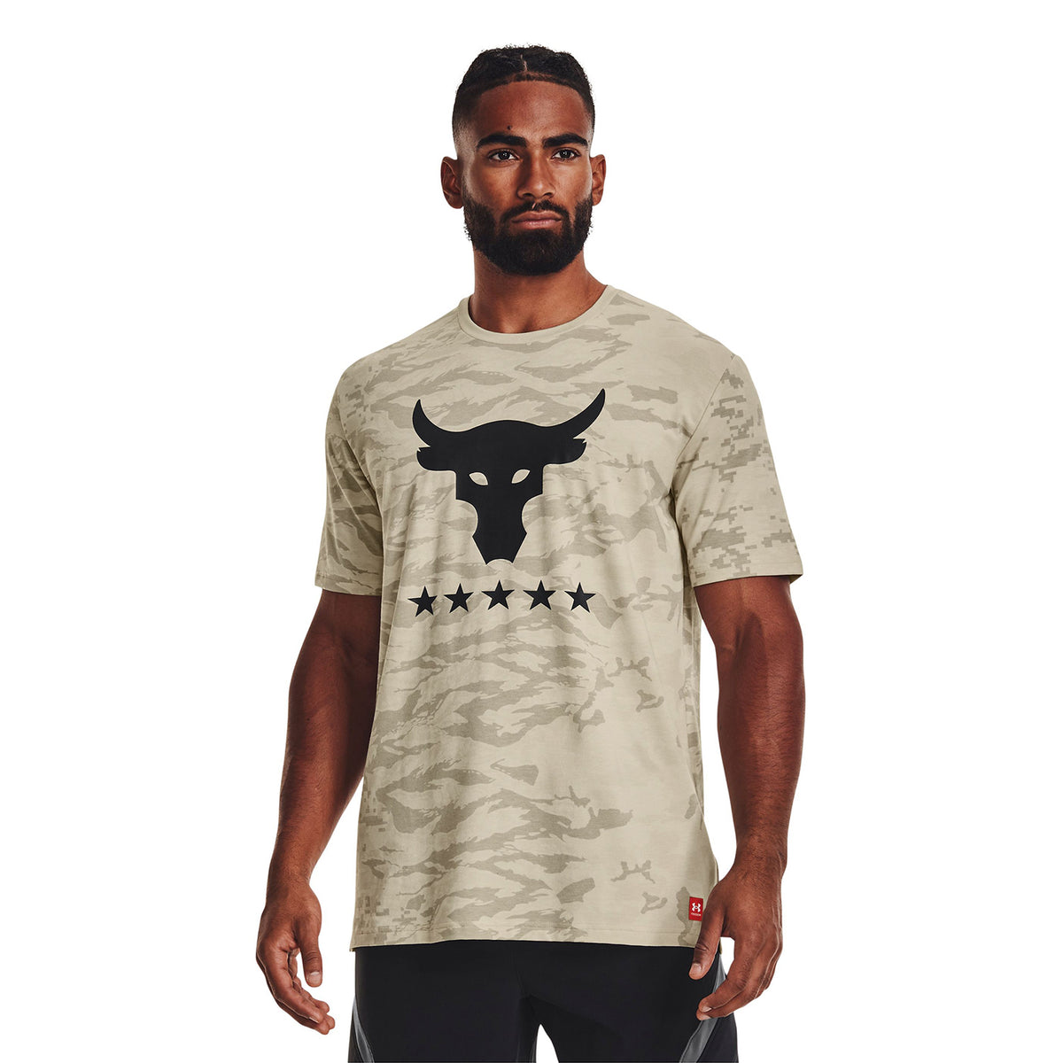 Polera Project Rock Veterans Day Show Camo para hombre