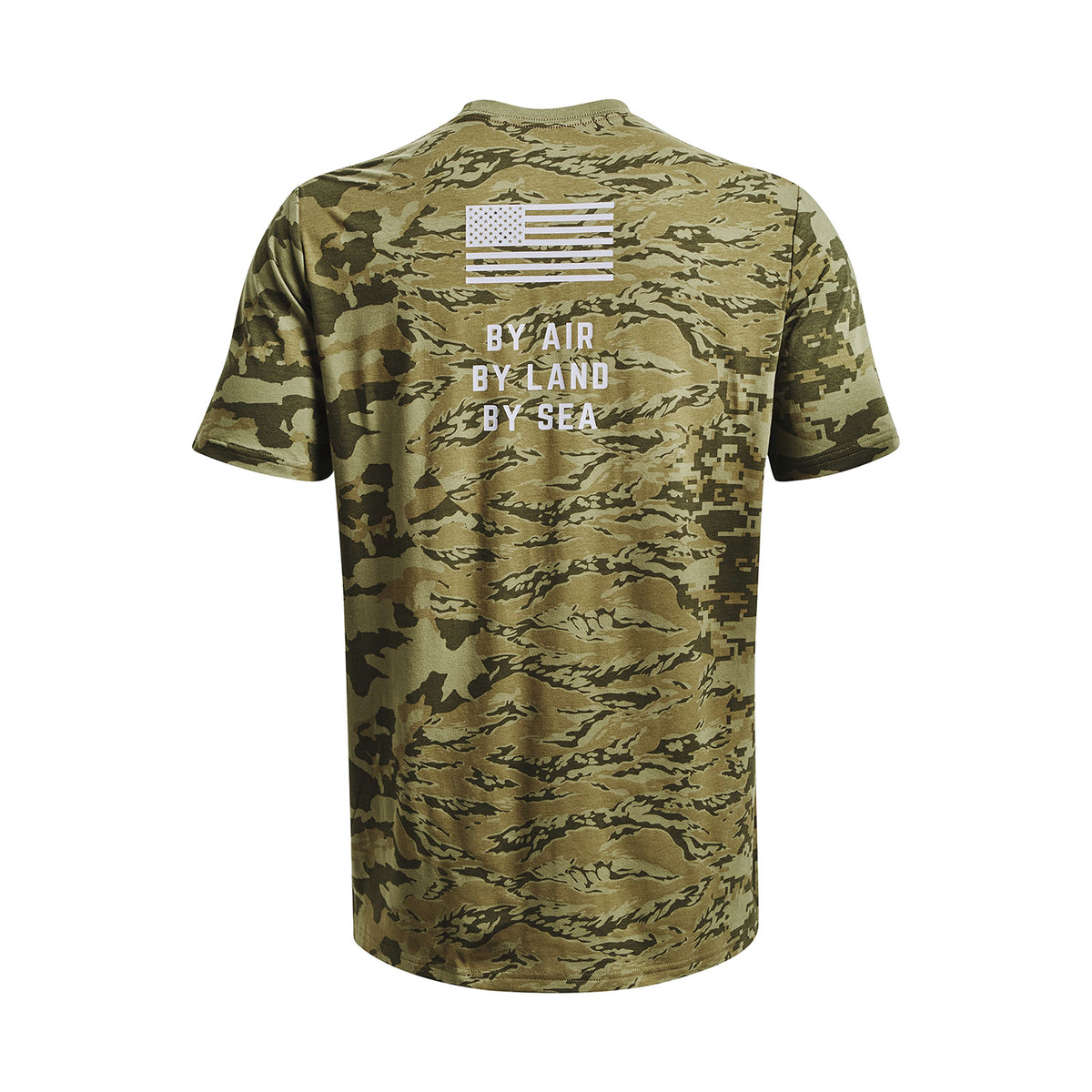 Polera Project Rock Veterans Day Show Camo para hombre