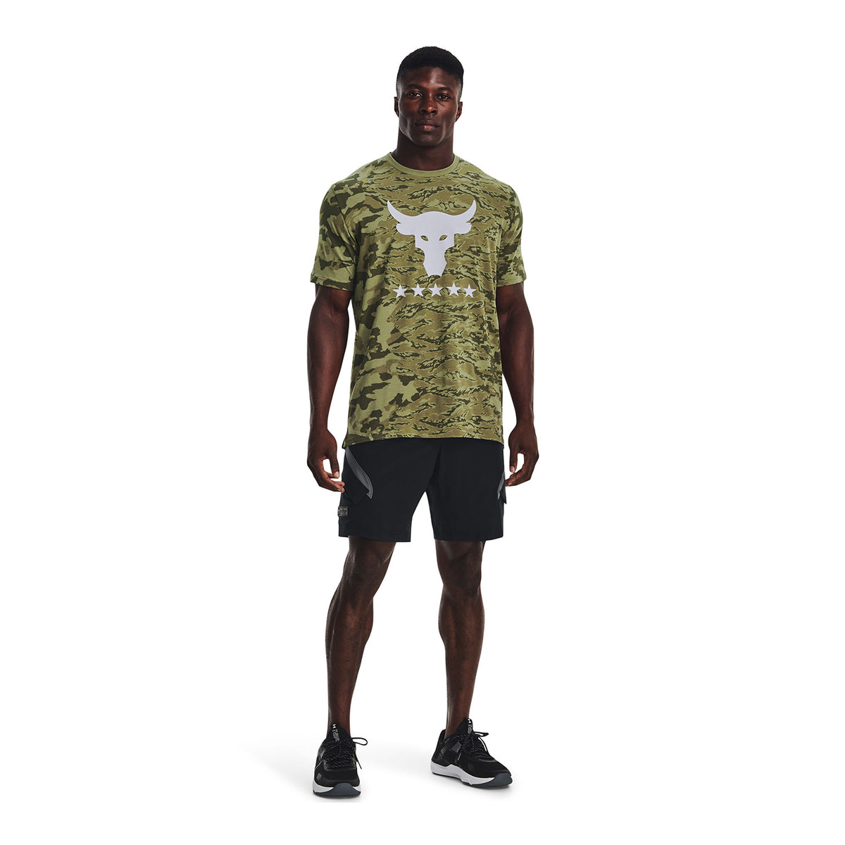 Polera Project Rock Veterans Day Show Camo para hombre