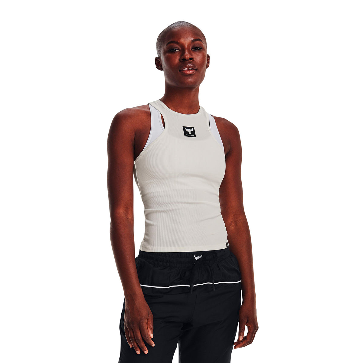 Polera sin mangas Project Rock Rib para mujer