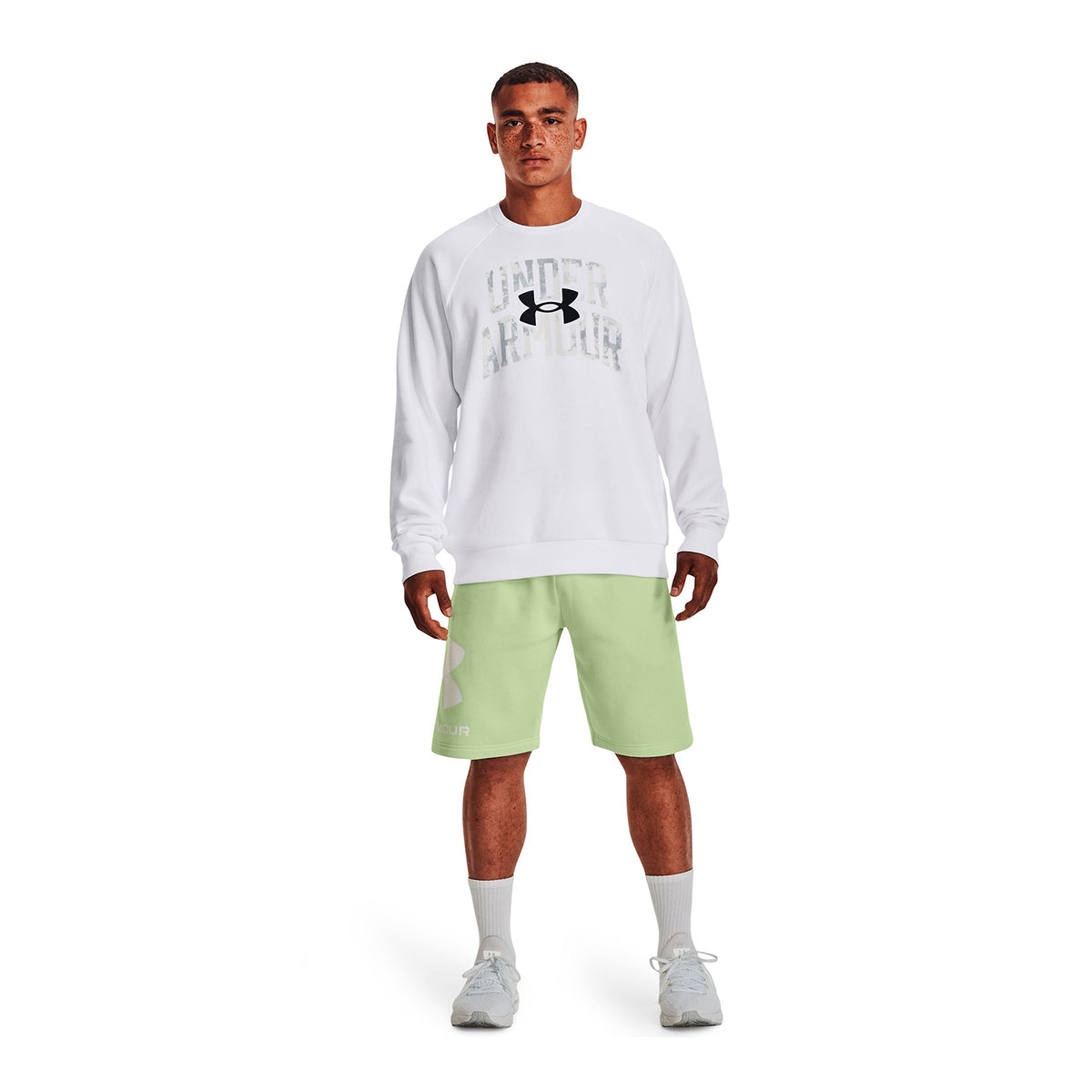 Polerón UA Rival Fleece Wordmark Dye para hombre