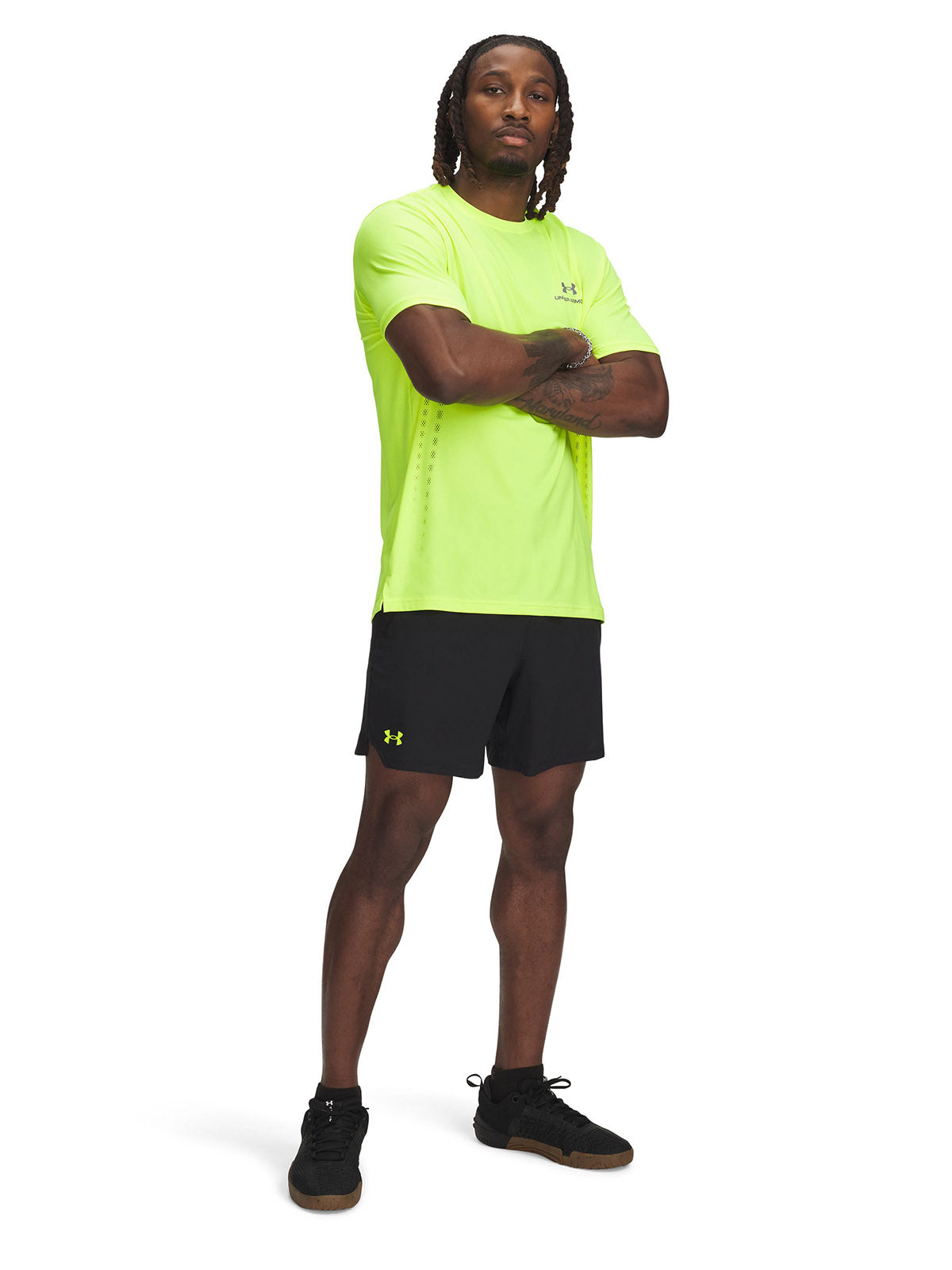 Shorts Under Armour vanish woven negro para hombre
