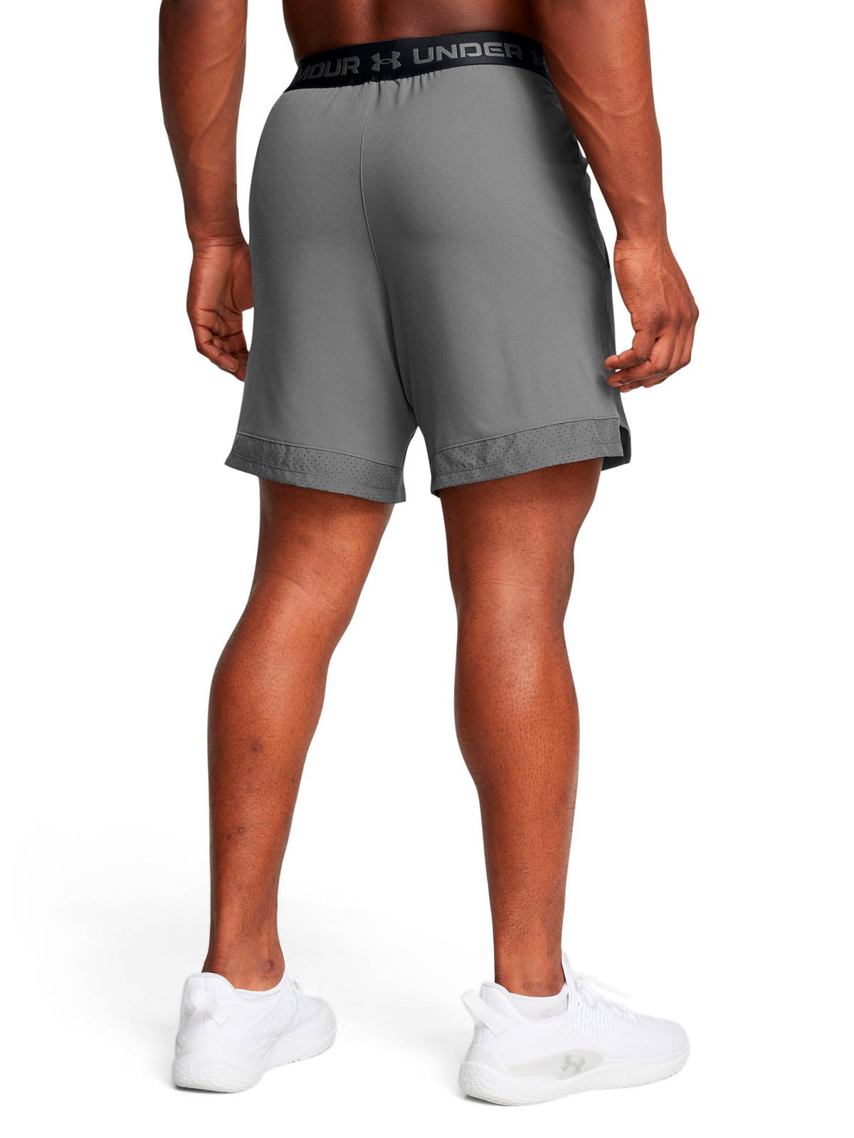 Short de entrenamiento para hombre Vanish Woven 6" gris Under Armour