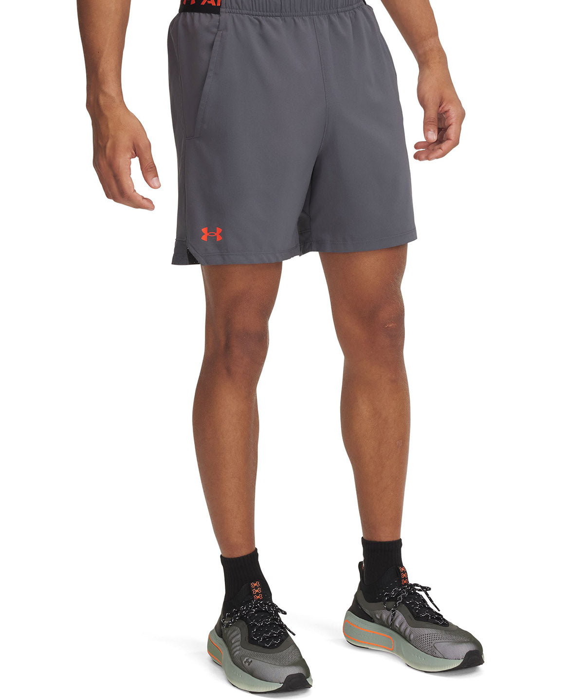 Shorts Under Armour vanish woven gris para hombre