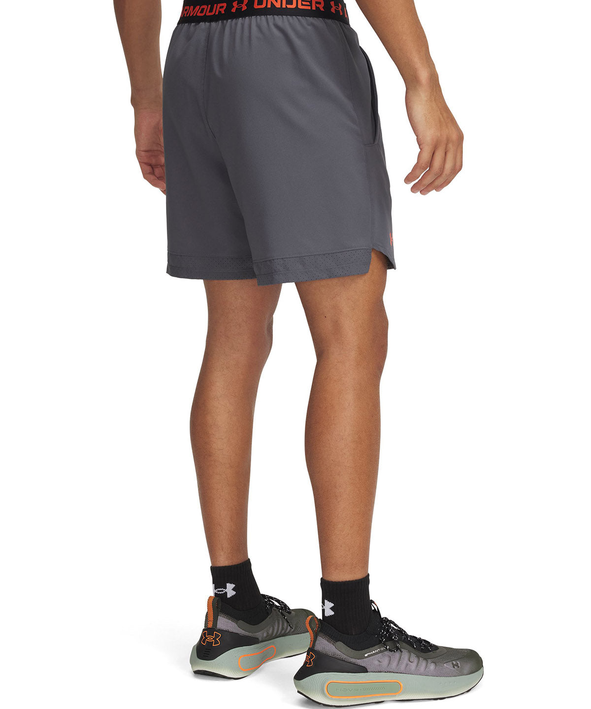Shorts Under Armour vanish woven gris para hombre