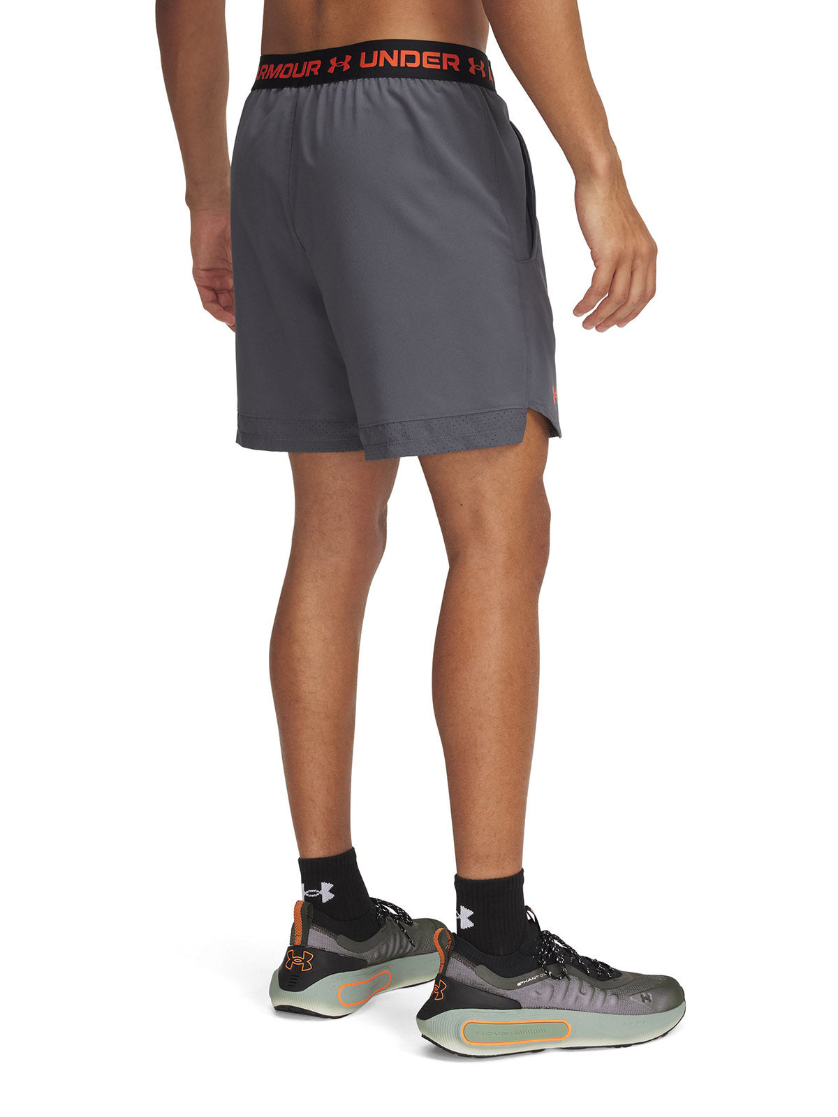 Shorts Under Armour vanish woven gris para hombre