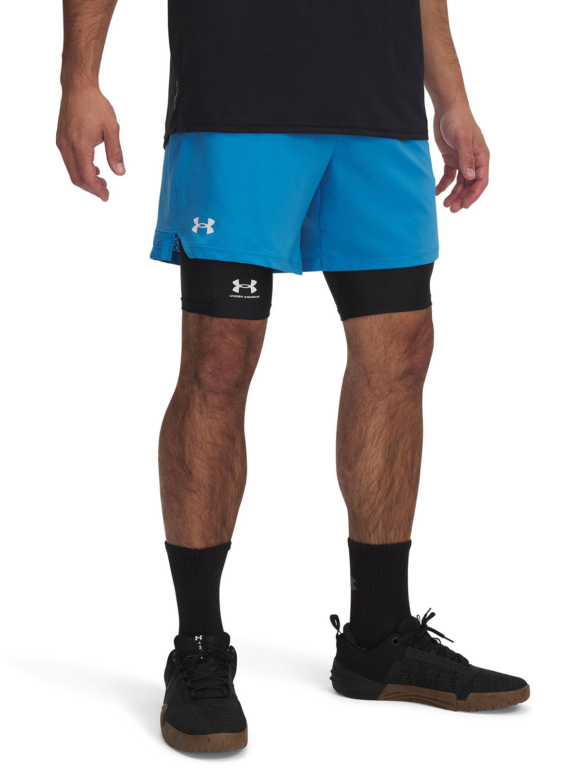 Shorts Under Armour vanish woven azul para hombre