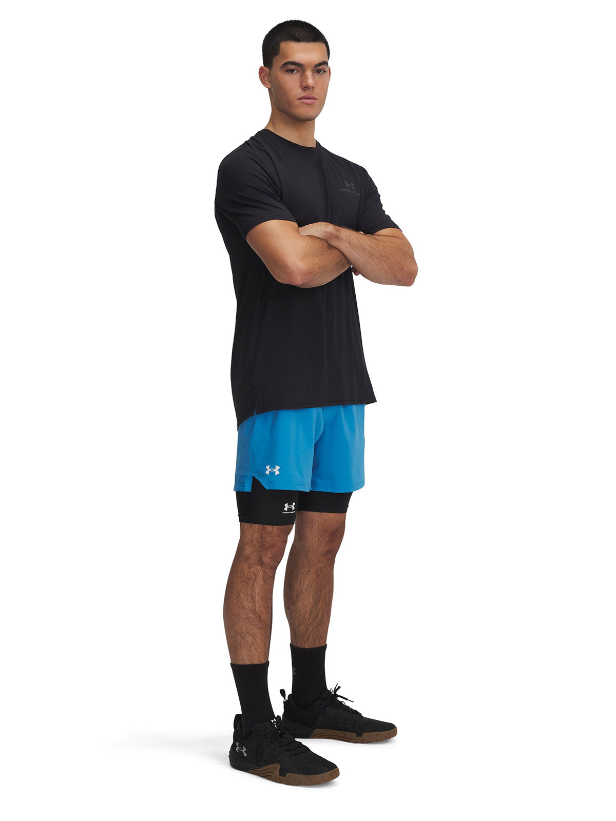 Shorts Under Armour vanish woven azul para hombre
