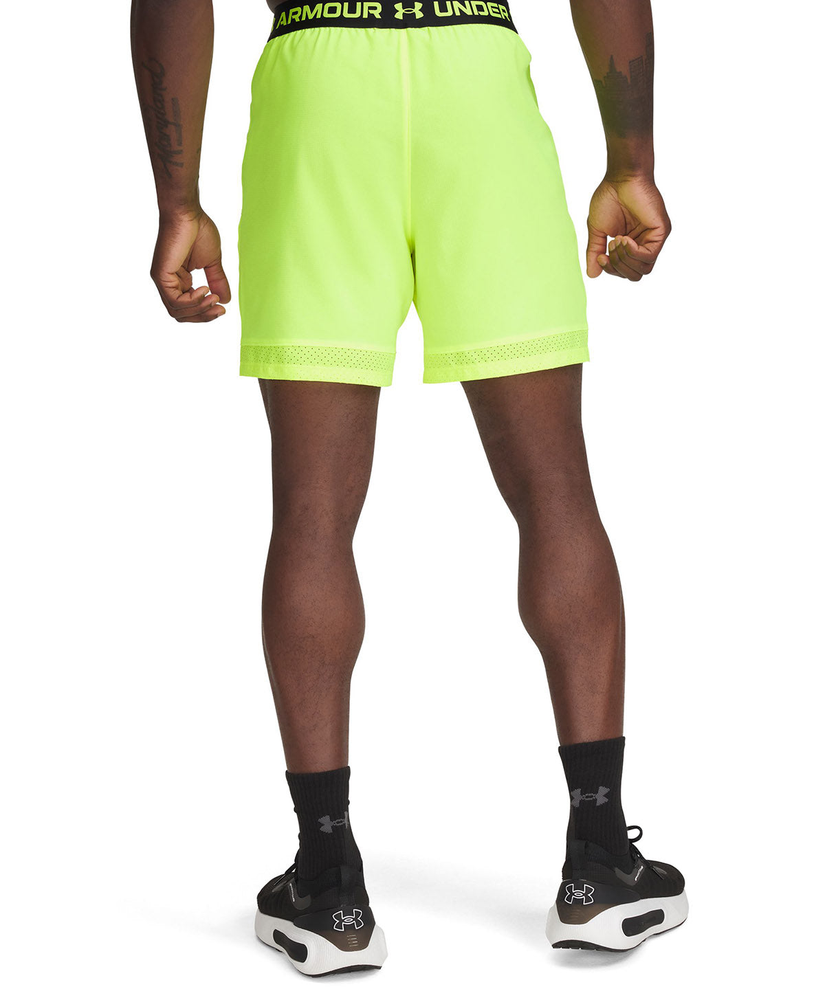 Shorts Under Armour vanish woven amarillo para hombre