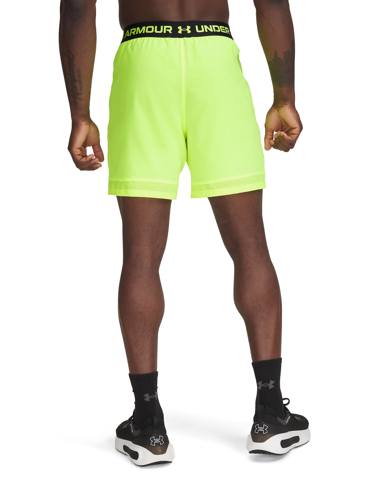 Shorts Under Armour vanish woven amarillo para hombre
