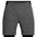Shorts Under Armour vanish woven 2-en-1 gris para hombre