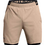 Short de entrenamiento para hombre Vanish Woven 2-in-1 cafe Under Armour