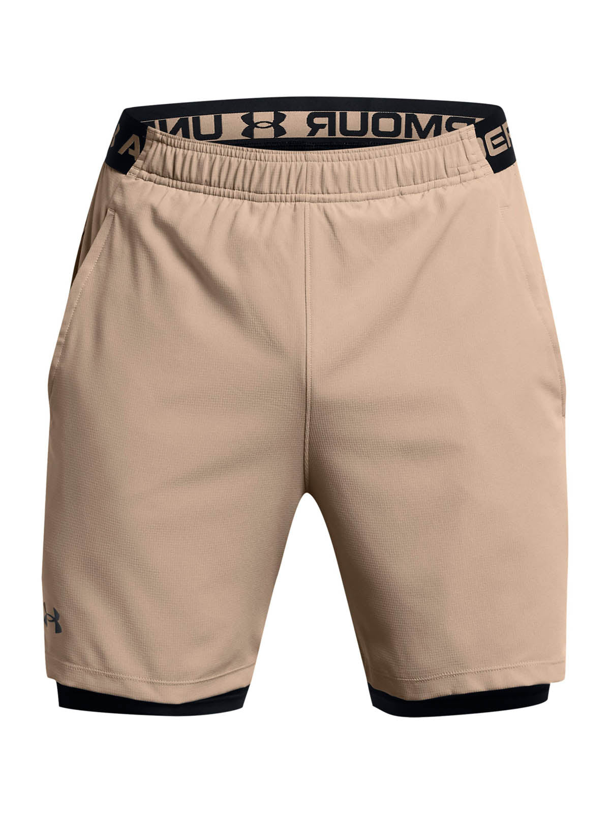 Short de entrenamiento para hombre Vanish Woven 2-in-1 cafe Under Armour