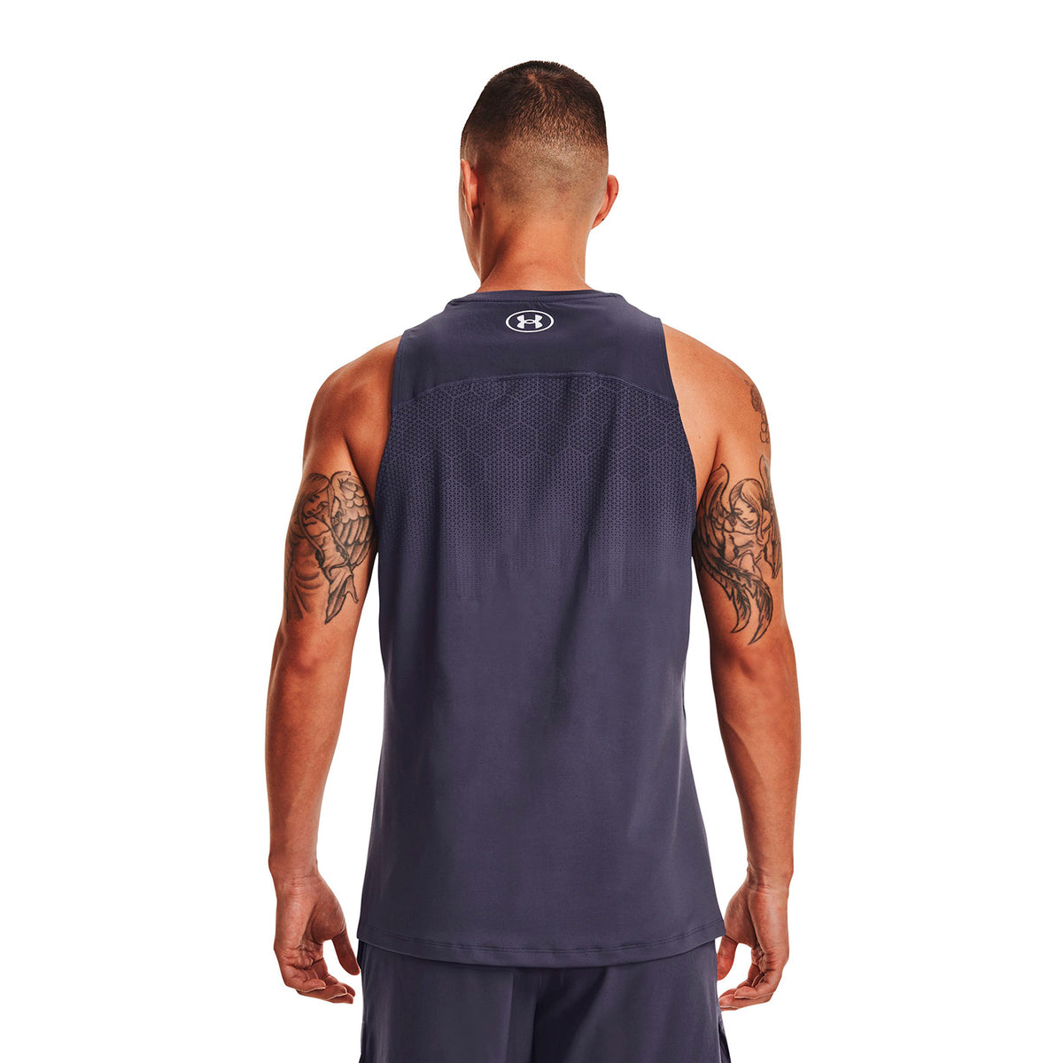 Polera sin mangas Project Rock ArmourPrint Fitted para hombre